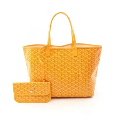 Pre-owned Goyard Multi-color Orange Coated Canvas Pouch Tote Bag ()