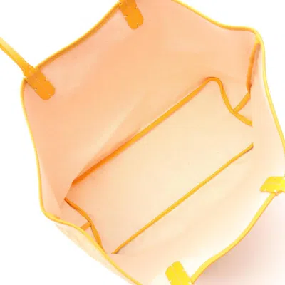 Pre-owned Goyard Multi-color Orange Coated Canvas Pouch Tote Bag ()