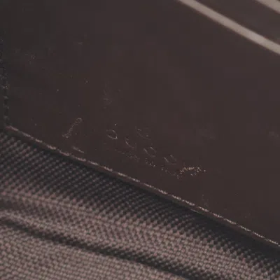 Pre-owned Gucci Beige Brown Canvas Leather Shoulder Bag () In Multi