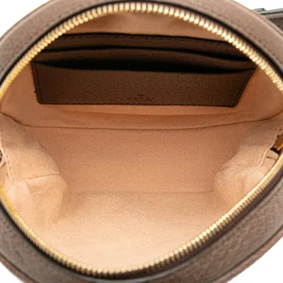 Pre-owned Gucci Beige Brown Pvc Leather Backpack () In Multi