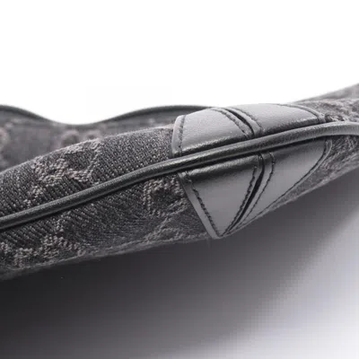 Pre-owned Gucci Black Denim Leather Shoulder Bag ()