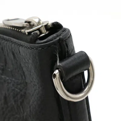 Pre-owned Gucci Black Leather Clutch Bag Shoulder Bag ()