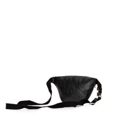 Pre-owned Gucci Black Leather Fanny Pack Sling Bag ()