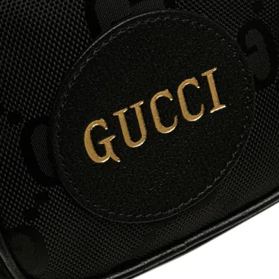 Pre-owned Gucci Black Nylon Leather Shoulder Bag ()