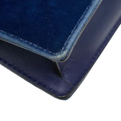 Pre-owned Gucci Blue Leather Shoulder Bag ()