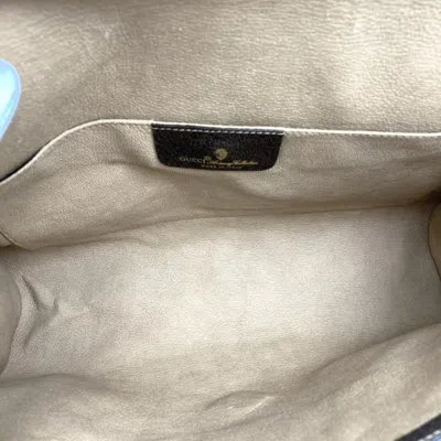 Pre-owned Gucci Brown Gg Supreme Canvas Pvc Clutch Bag ()