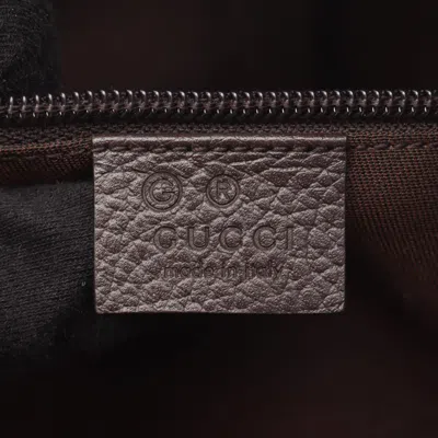 Pre-owned Gucci Gg Canvas Beige Brown Gg Canvas Leather Backpack () In Multi