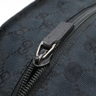 Pre-owned Gucci Green Navy Red Color Gg Canvas Leather Shoulder Bag Tote Bag ()