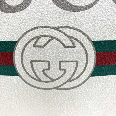 Pre-owned Gucci White Leather Clutch Bag ()