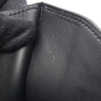 Pre-owned Hermes Black Evercalf Leather Clutch Bag ()