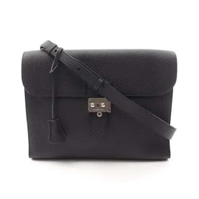 Pre-owned Hermes Black Leather Shoulder Bag ()