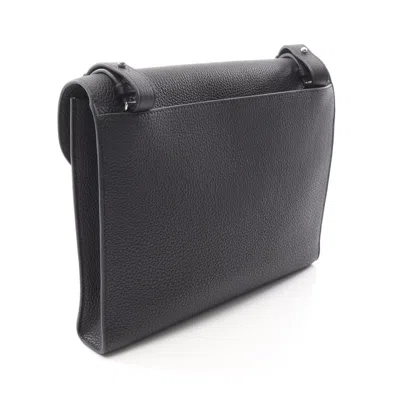 Pre-owned Hermes Black Leather Shoulder Bag ()