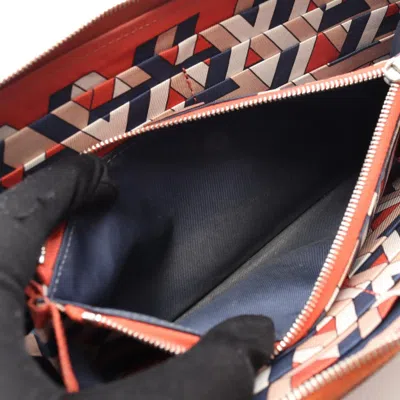 Pre-owned Hermes Brown Epsom Leather Leather Long Wallet (bi-fold) ()