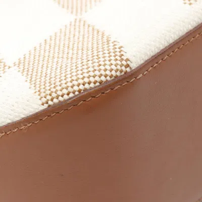 Pre-owned Hermes Brown White Leather Tote Bag () In Multi