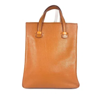 Pre-owned Hermes Galop Brown Leather Shoulder Bag Tote Bag ()