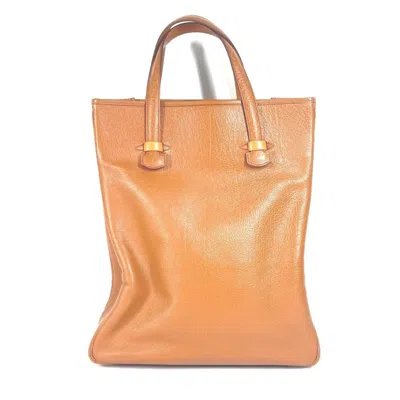 Pre-owned Hermes Galop Brown Leather Shoulder Bag Tote Bag ()