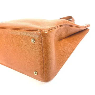 Pre-owned Hermes Galop Brown Leather Shoulder Bag Tote Bag ()