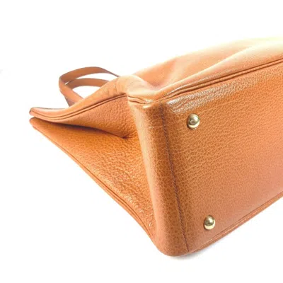 Pre-owned Hermes Galop Brown Leather Shoulder Bag Tote Bag ()