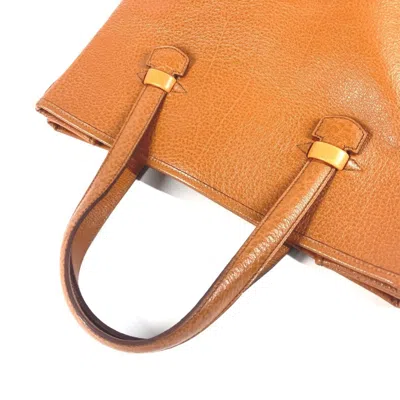 Pre-owned Hermes Galop Brown Leather Shoulder Bag Tote Bag ()