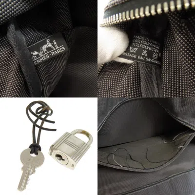 Pre-owned Hermes Gray Canvas Tote Bag ()