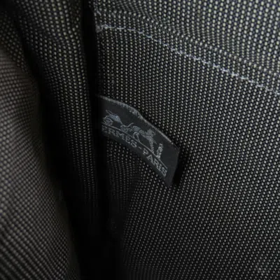 Pre-owned Hermes Her Line Gray Canvas Backpack ()