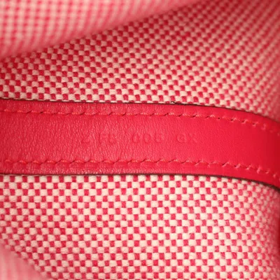 Pre-owned Hermes Ivory Pink Toile H Swift Leather Tote Bag ()