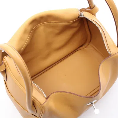 Pre-owned Hermes Lindy Brown Swift Leather Shoulder Bag ()