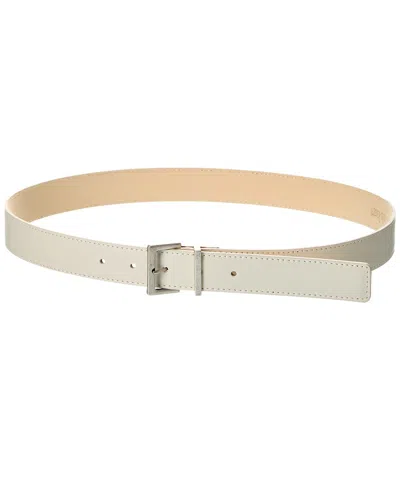 Isabella Rossetti Marina Leather Belt In Sand