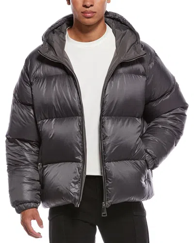 Khrisjoy Puffer Bomber Jacket In Gray