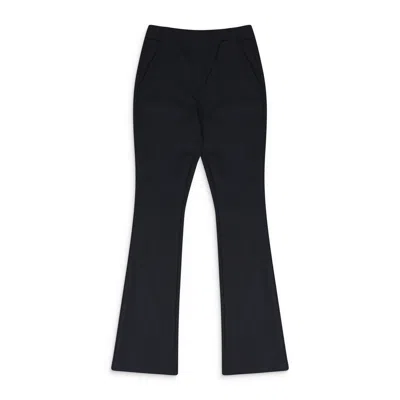 Coperni Black Stretch Tailored Trousers In Animal Print