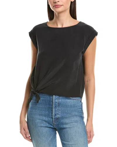 Splendid Alessandra Silk Top In Animal Print