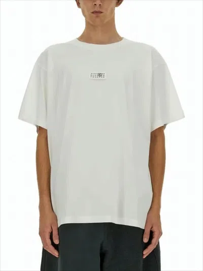 Mm6 Maison Margiela Relaxed Fit Short-sleeved T-shirt In White