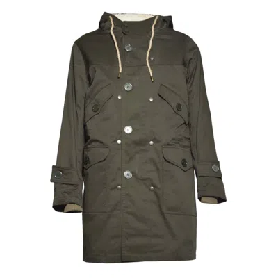 Equipe '70 Structured Green Coat With Classic Silhouette In Green