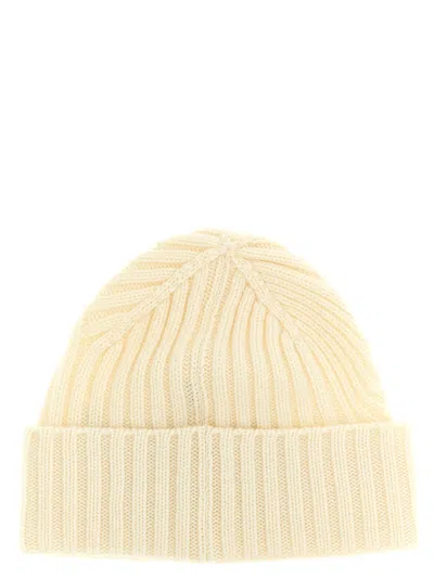 Jacquemus Off White Le Bonnet Tourni Beanie Cap In Neutral