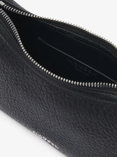 Alexander Mcqueen Mini Cross Bar Purse In Black