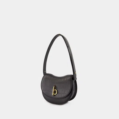 Burberry Small Rocking Horse Purse In Black