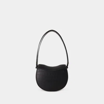 Burberry Small Rocking Horse Purse In Black