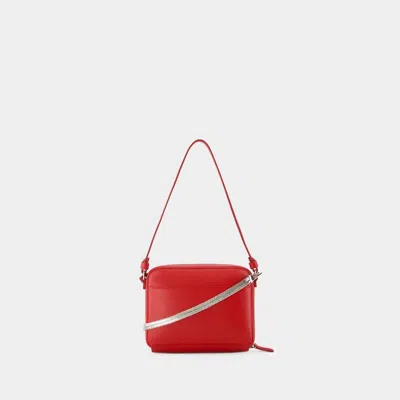 Courrèges Courregès Cloud Chained Purse In Red