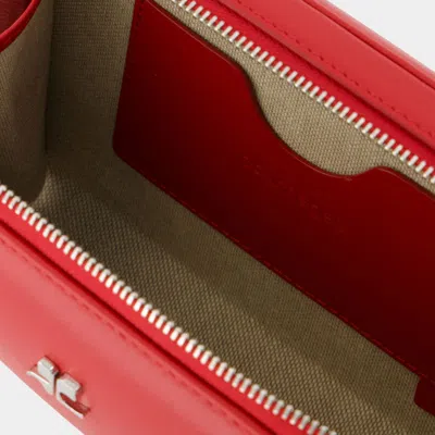 Courrèges Courregès Cloud Chained Purse In Red