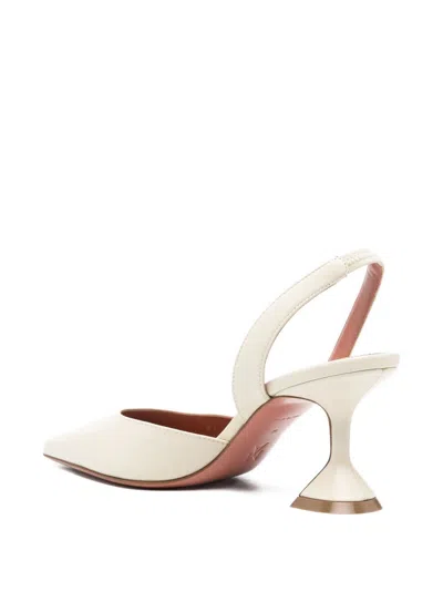 Amina Muaddi Women's With Heel Beige In Neutral