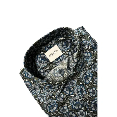Bagutta Cotton Men Men's Shirt In Animal Print