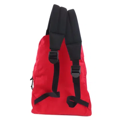 Pre-owned Balenciaga Red Color Nylon Backpack ()