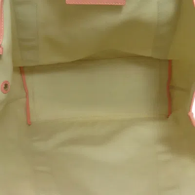 Pre-owned Balenciaga Pink White Canvas Tote Bag () In Multi
