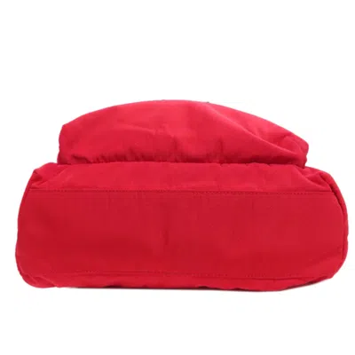 Pre-owned Balenciaga Red Color Nylon Backpack ()
