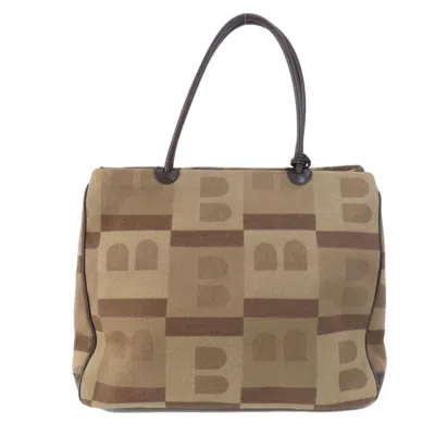 Pre-owned Bally Brown Canvas Tote Bag ()