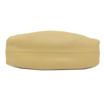 Pre-owned Bottega Veneta Beige Leather Shoulder Bag () In Sand