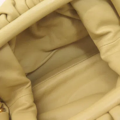 Pre-owned Bottega Veneta Beige Leather Shoulder Bag () In Sand