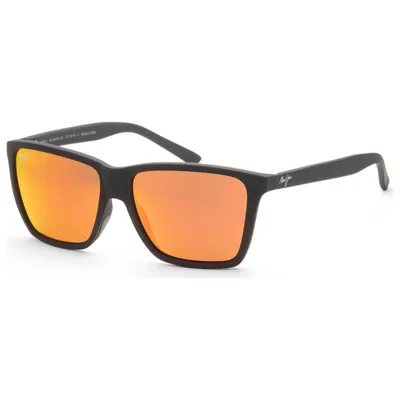 Maui Jim Cruzem Men's Sunglasses In Black