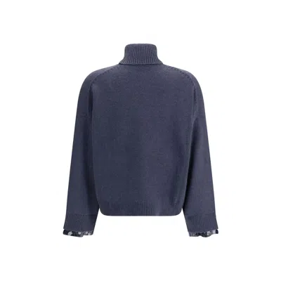 Brunello Cucinelli Cashmere And Silk Sweater In Multi