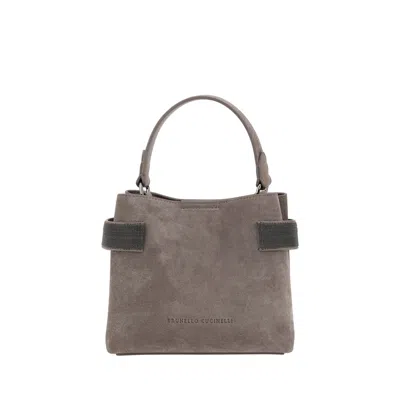 Brunello Cucinelli Women Leather Handbag In Brown